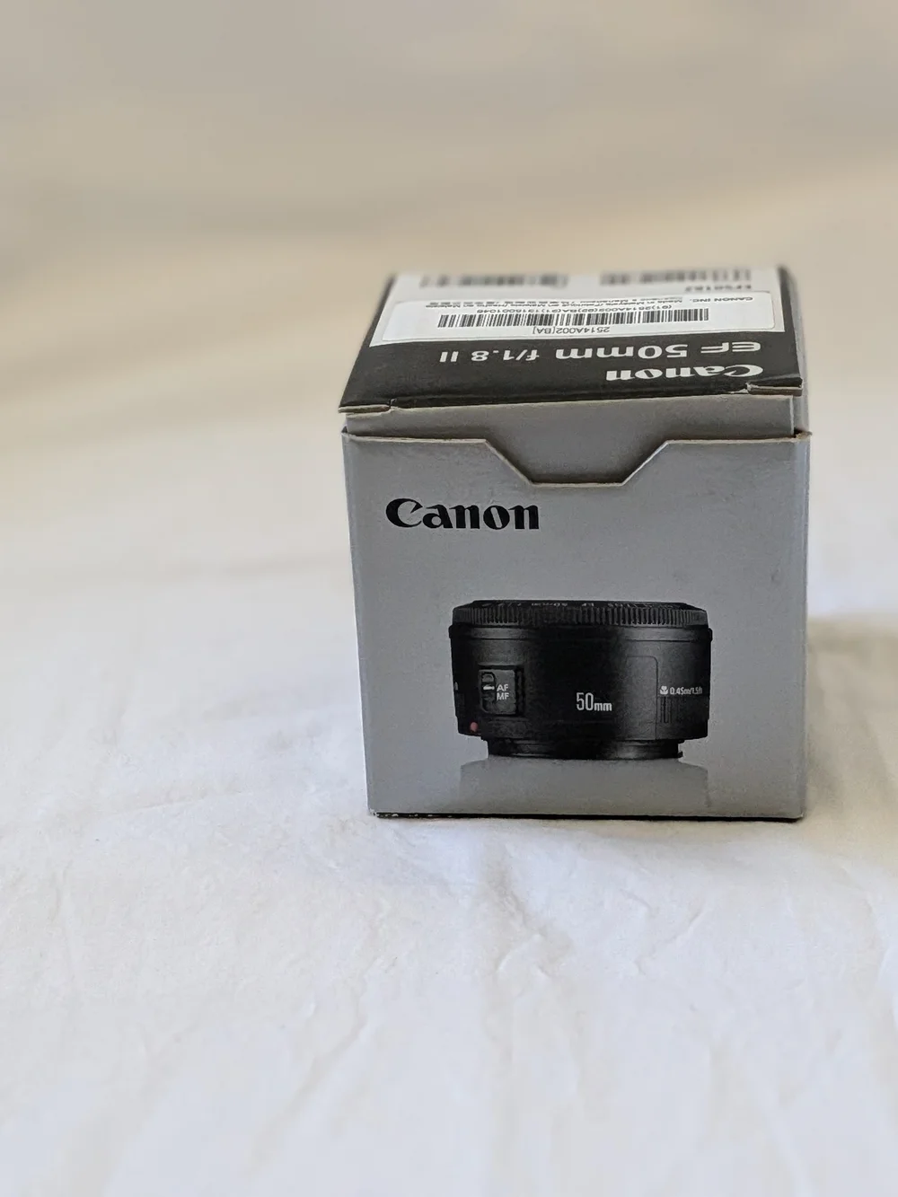 Canon 50mm f/1.8 II Camera Lens - Black